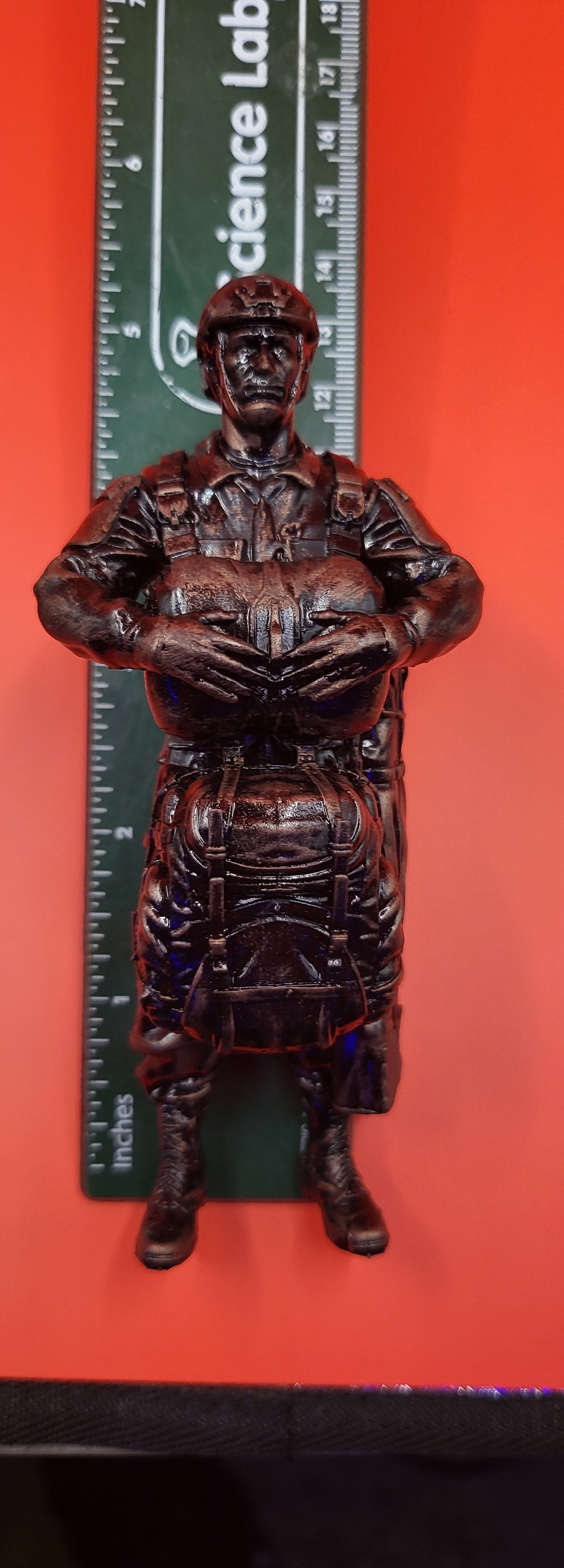 Male combat paratrooper